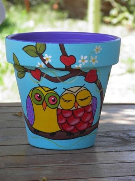 25 Simple Easy Flower Pot Painting Ideas | Painted plant pots, Decorated flower pots, Painted ...