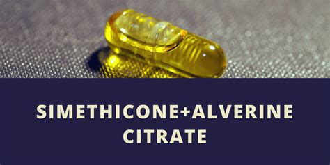 Meteospasmyl (Simethicone & Alverine Citrate) - DrugsBank