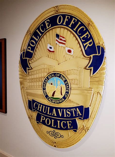 Chula Vista Police Department Projects from Badge Frame