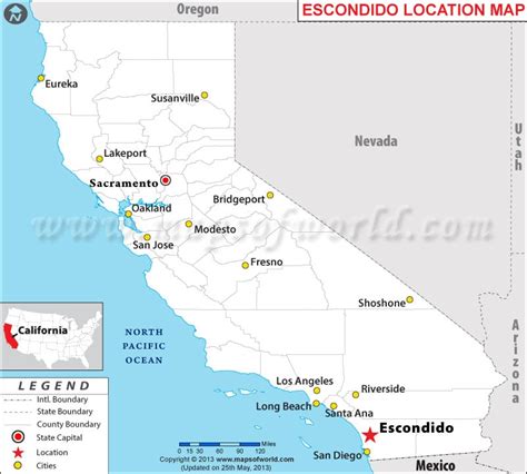 Where is Escondido Located in California, USA