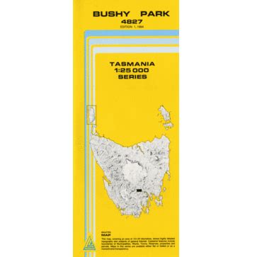 Bushy Park 1:25k Topo Map - Geographica