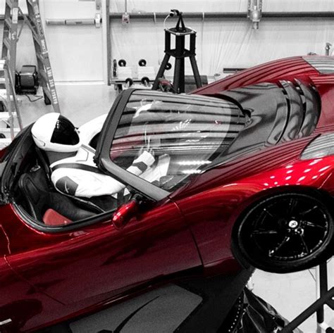 SpaceX's Elon Musk adds 'Starman' to Tesla Roadster he's sending to space