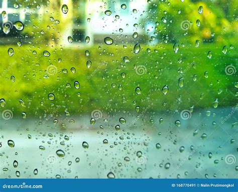 Rainy Day Background with Copy Space. Stock Image - Image of climate ...