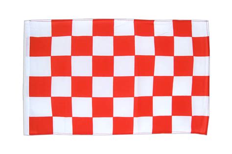 Checkered Red-White - 12x18 in Flag