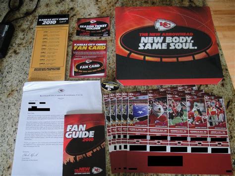 Kansas City Chiefs Season Tickets Start Arriving - Arrowhead Pride