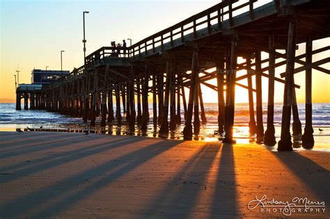 Pier Sunbeams – Newport Beach Photography – TravLin Photography