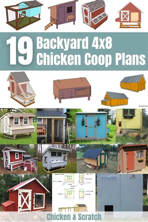 19 Backyard 4x8 Chicken Coop Plans You Can DIY | Chicken coop plans, Backyard chicken coop plans ...