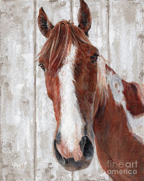 Old Paint - Horse Painting Painting by Annie Troe - Fine Art America