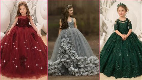 Party wear | kids Gowns | Long Frock Designs | kids Dresses ideas - YouTube