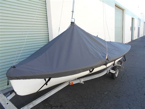 420 Sailboat Mooring Cover - Boat Mast Up Peaked Cover - SLO Sail and Canvas