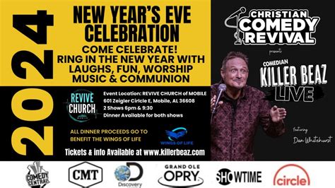 Christian Comedy Revival Presents A New Year’s Eve Celebration with Comedian Killer Beaz ...