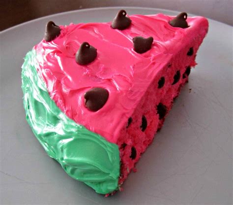 Watermelon Cake Slice | Sister's Homemade goodies and sweets | Pinter…