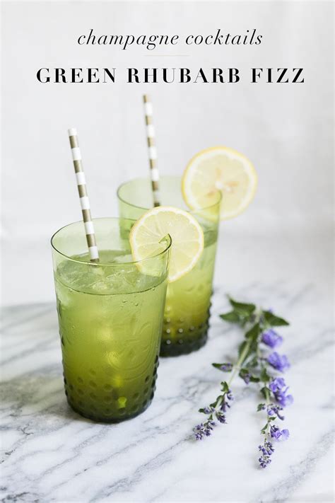 Drink Your Garden: Green Rhubarb Fizz » Jessica Brigham