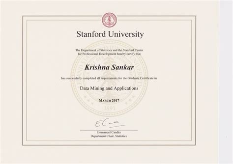 Stanford Iot Certificate | TUTORE.ORG - Master of Documents