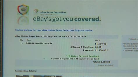 Ebay Motors scam costs woman $500