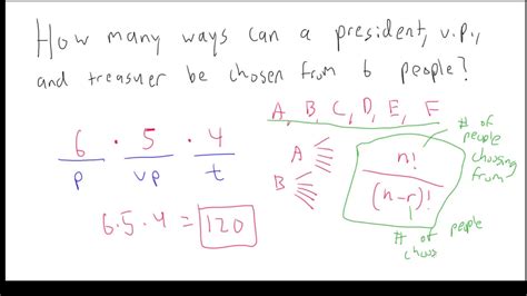 Combination and Permutation Example Problems - YouTube