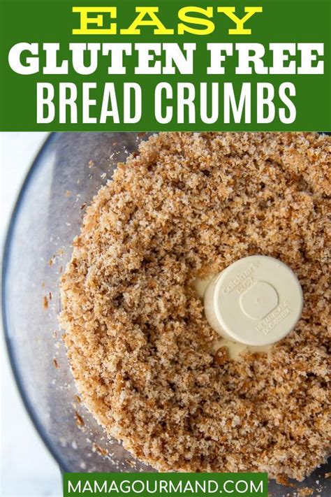 Easy Gluten Free Bread Crumbs | Gluten free bread crumbs, Gluten free bread, Gluten free recipes ...