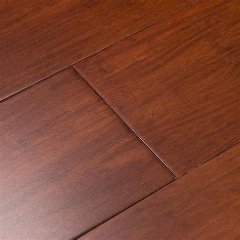 Cali Bamboo Fossilized 5.31-in Cognac Bamboo Engineered Hardwood Flooring (21.5-sq ft) Bamboo ...