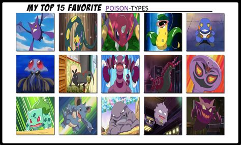 My Top 15 Favourite Poison-Type Pokemon by TheTrainMrMenPonyFan on DeviantArt