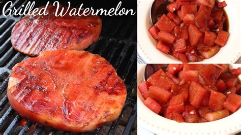 Grilled Watermelon (Watermelon Steak): Summer Grill Recipes - YouTube