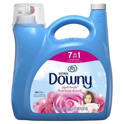 Downy Ultra Laundry Liquid Fabric Softener (Fabric Conditioner), April Fresh, 140 fl oz, 190 ...