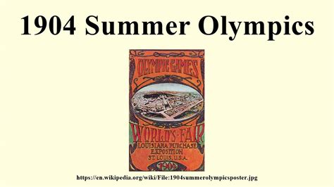 1904 Summer Olympics - YouTube