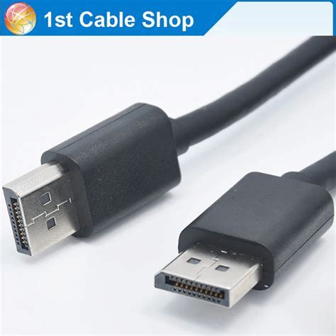 6ft Displayport Dp to Displayport cable 1.2 for HP Dell laptop computers to Display port monitor ...