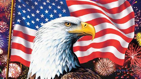 American Eagle Flag Wallpaper : Flag American Screensavers ...