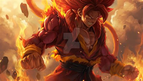 Goku Super Saiyan 4 by ImagineAiArt99 on DeviantArt