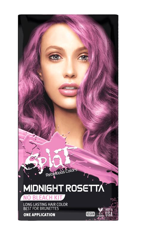 Splat Midnight Complete Kit, Semi-Permanent Hair Dye without Bleach, Midnight Rosetta - Walmart.com