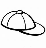 Baseball Cap Coloring Page Printable sketch template