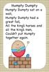 Humpty Dumpty Nursery Rhyme Pack AUS UK by Curious Fox | TpT