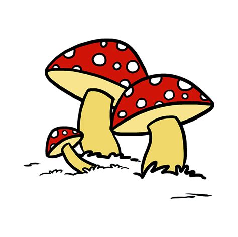 Mushroom Cartoon Drawing | Free download on ClipArtMag