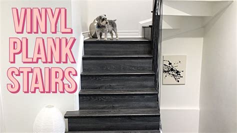 HOW TO INSTALL VINYL ON STAIRS - Vinyl Plank Flooring on Stairs ...