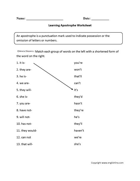 15 Best Images of Free Contraction Worksheets 3rd Grade - Prefix Suffix ...