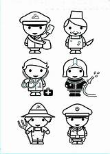 Professions Coloring Pages  Home sketch template