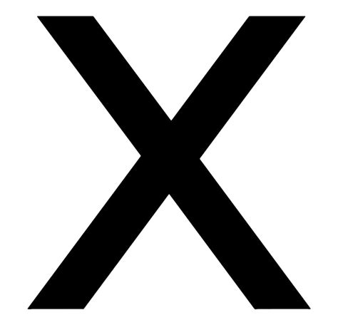 X letter PNG Transparent Images | PNG All