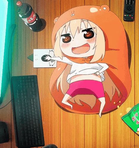 Anime Lazy GIF - Anime Lazy Umaru - Discover & Share GIFs