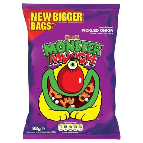 Walkers Mega Monster Munch - Pickled Onion | at Mighty Ape NZ