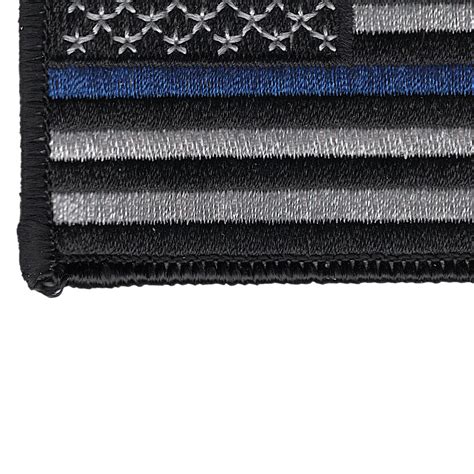 Thin Blue Line Flag Patch Left Shoulder or Regular Facing | Tactical Patches | Popular Patch