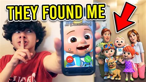 I SPENT THE NIGHT INSIDE THE JJ FAMILY HOUSE!! *THEY FOUND ME* - YouTube