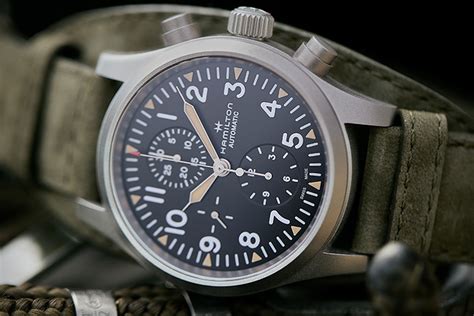 Hamilton Khaki Field Chrono Watch | Uncrate