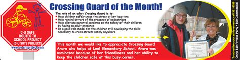 Crossing Guard Appreciation Program