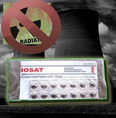 IOSAT Potassium Iodide Radiation Emergency Pills | eBay