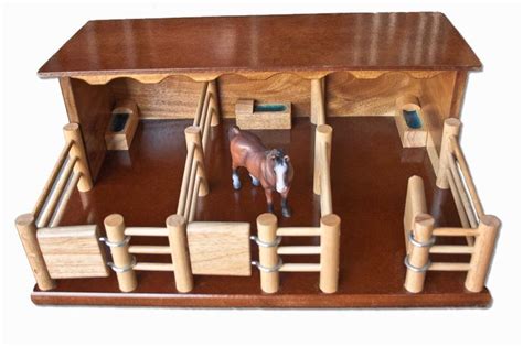 ST2 - Three Horse Stable - Handmade Wooden Toy - Handmade Wooden T... | Handmade wooden toys ...