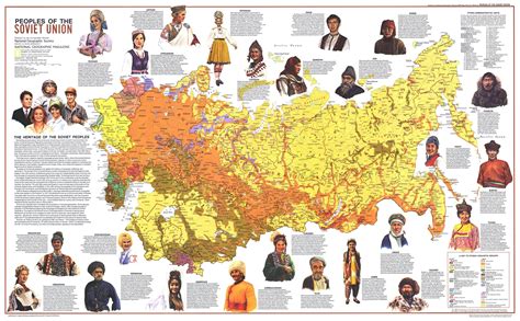 Map showing the different ethnic groups that lived in the Soviet Union : r/MapPorn