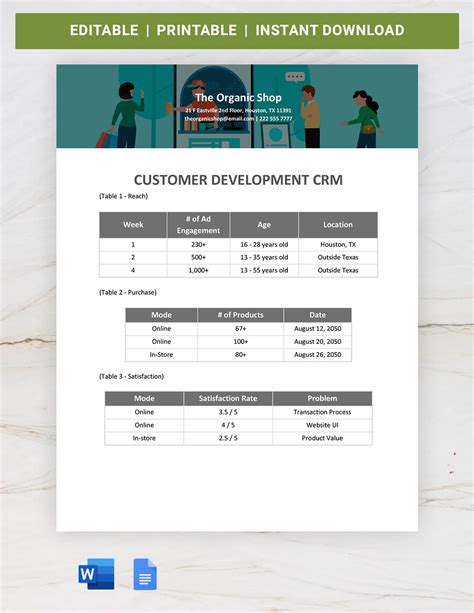 Business Case CRM Template - Download in Word, Google Docs | Template.net