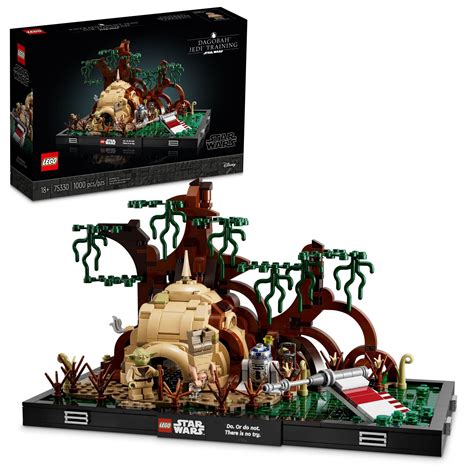 LEGO Star Wars Dagobah Jedi Training Diorama 75330 Building Set For Adults (1,000 Pieces ...