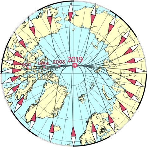 Space in Images - 2019 - 02 - Magnetic north on the move