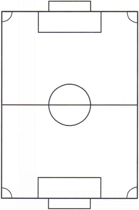 Printable Soccer Field Template